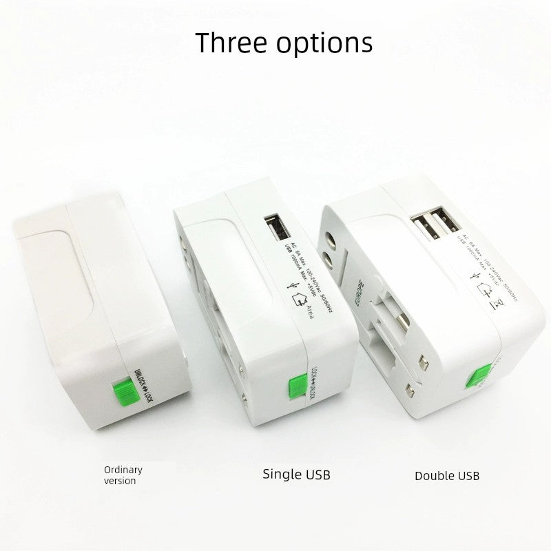 Universal Travel Adapter with Built in Dual USB Charger Ports