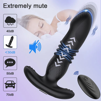 Thrusting Anal Vibrator Men Bluetooth APP Vibrator