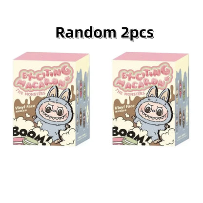 2025 In Stock Hot Anime Figure Labubu Have A Seat Series PVC Pendant Doll Model Monster Replica Keychain Kid Toys Birthday Gifts