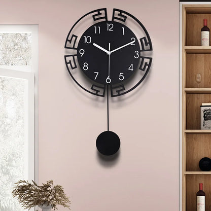 Creative Swingable Silent Wall Clock,