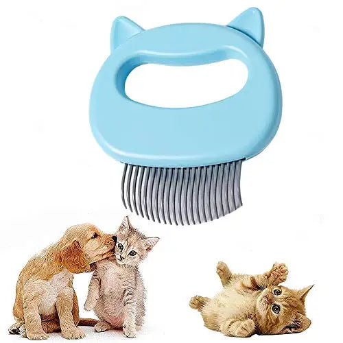 Cat Hair Removal Massaging Shell Comb