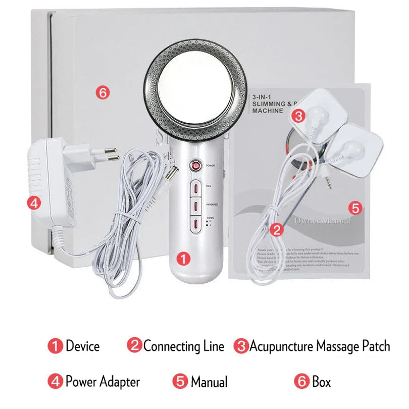 Ultrasonic Cavitation LED EMS Slimming Fat Burner