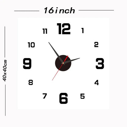 Originality Wall Clock Silent Non-Ticking Battery Operated Wall Mounted Clock