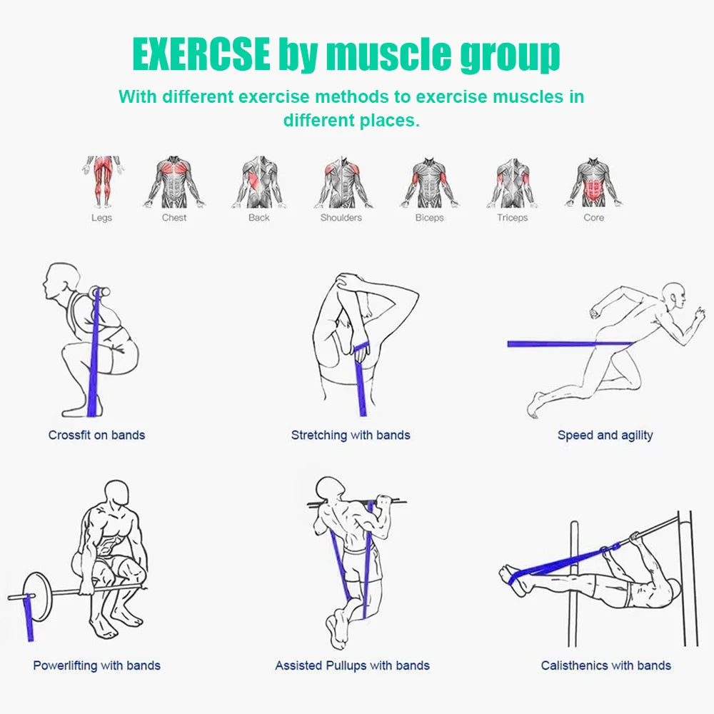 Latex Resistance Band Elastic Exercise