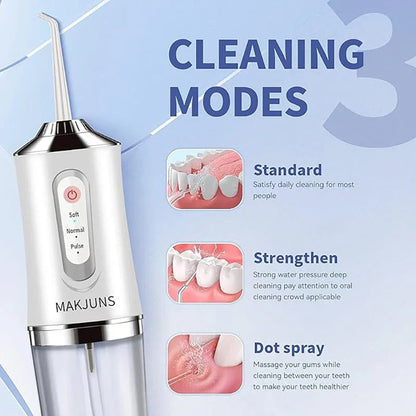 Electric Dental Oral Irrigator Water Flosser Pick for Teeth Cleaner