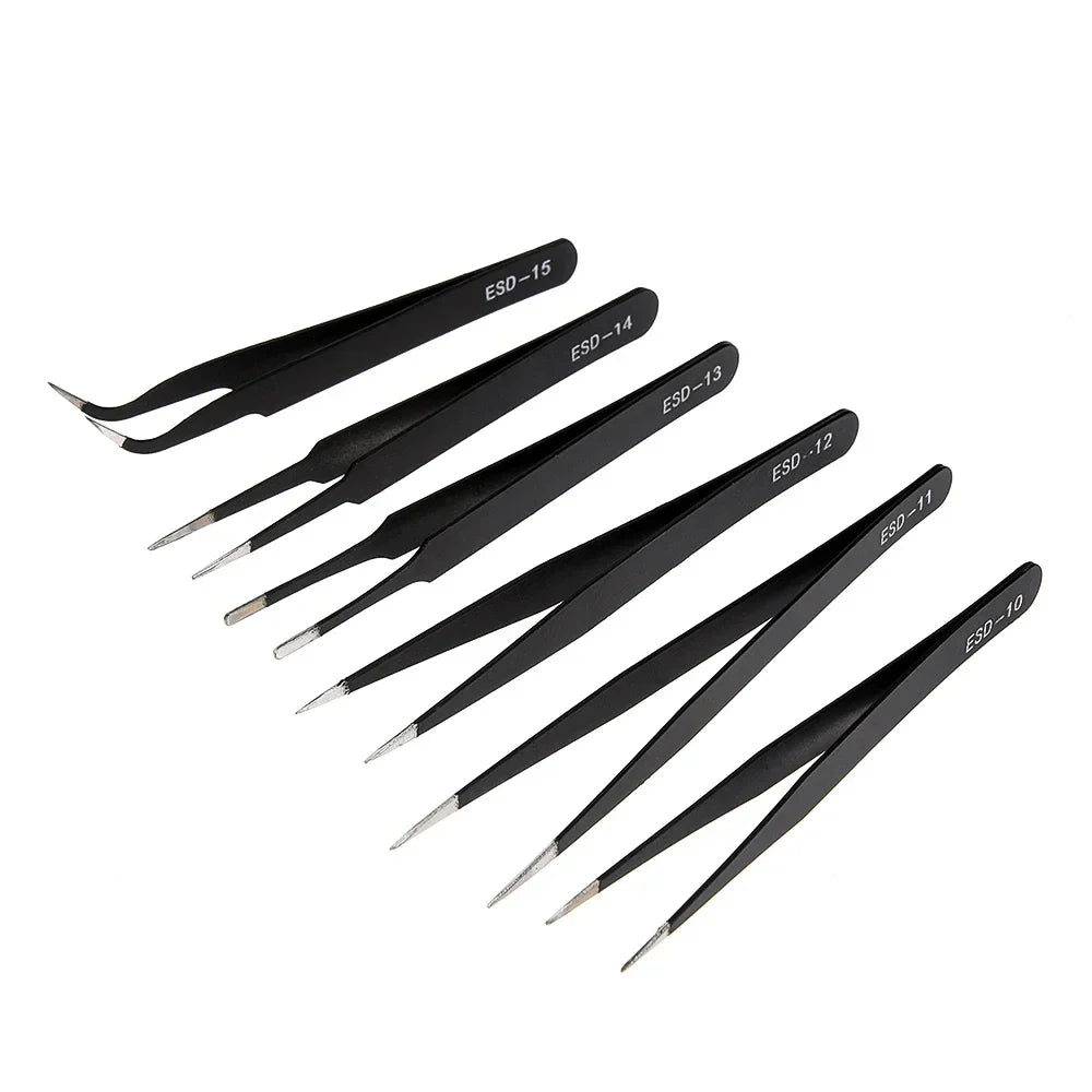 Stainless Steel Tweezers Repair Tools