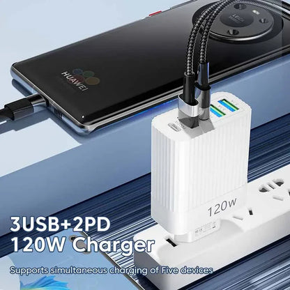 Xiaomi 120W Fast Charging Type C Charger Multi Ports