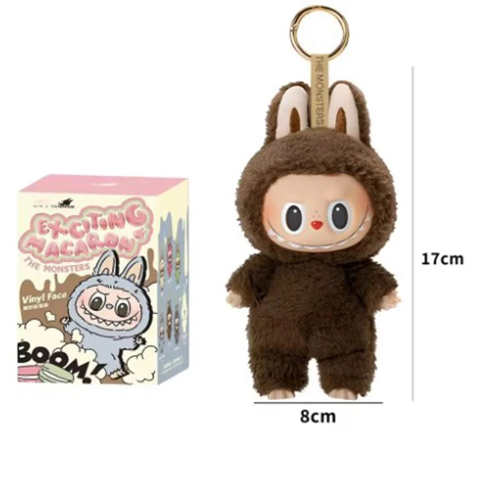 Cute Hot Sale Anime Figure Labubu Vinyl Pendant Doll Model Toy Cute Monster Replica Keychain Toys Birthday Gifts