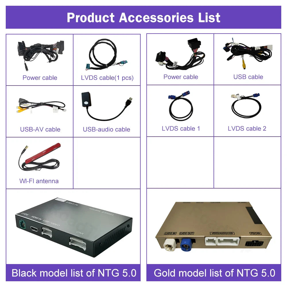 Road Top Wireless Carplay Decoder for Mercedes Benz