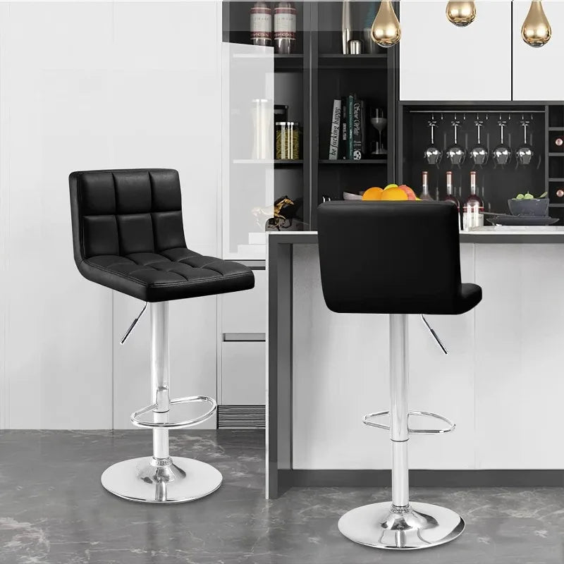 Adjustable Armless Kitchen Counter Bar Chairs