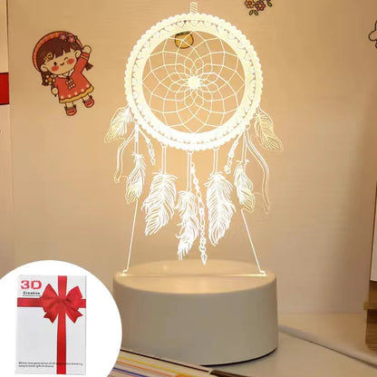 3D Eiffel Tower Ferris wheel castle Home Decoration USB Night light Girlfriend Birthday Gift Valentine's Day Christmas Ornament