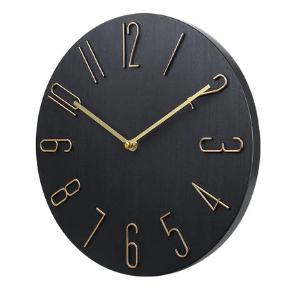 Wall clock living room household hanging fashion clock light