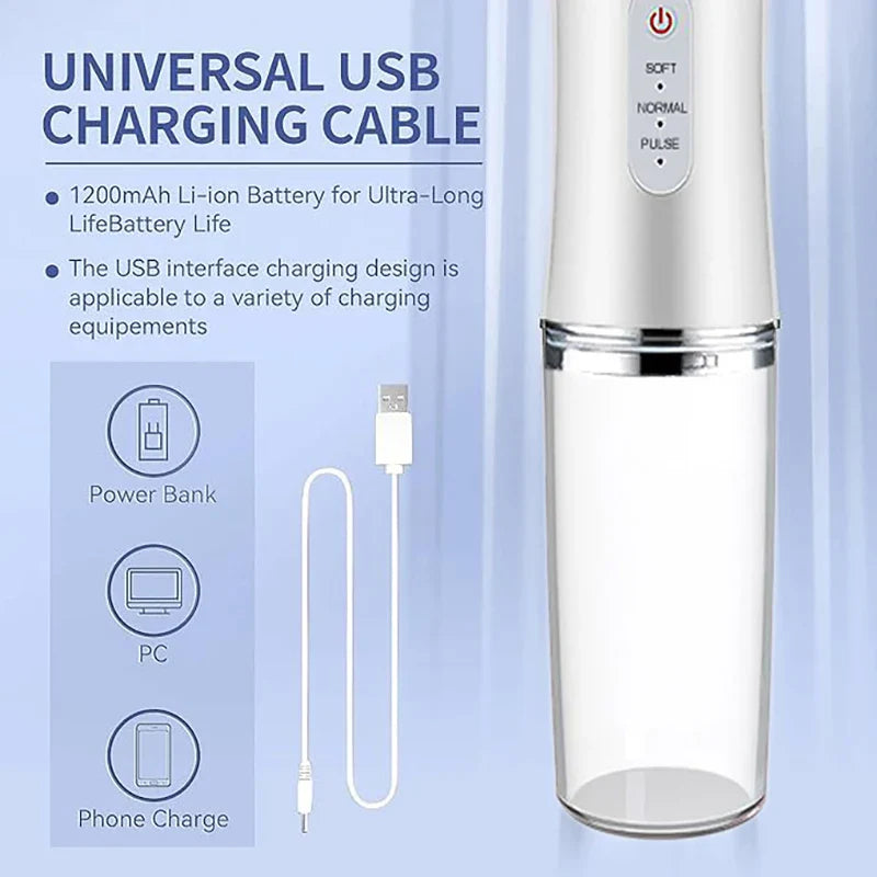 Electric Dental Oral Irrigator Water Flosser Pick for Teeth Cleaner