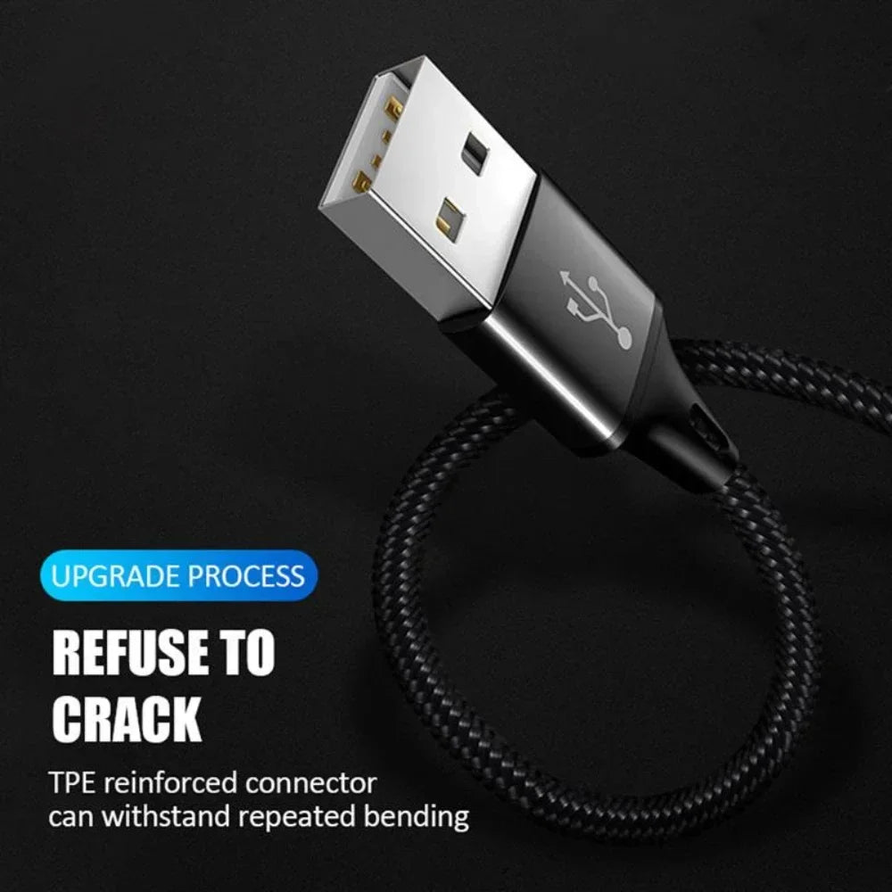 AOSOTUK 3 in 1 USB Cable For Lightning Type C Micro USB