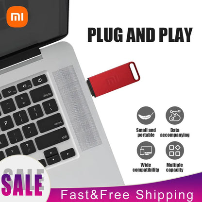 New 1TB 2TB Xiaomi Metal Flash Drive Thumbdrive Pendrive