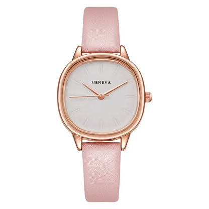 2024 New Casual Women's Watches Simple Quartz Wristwatches Leather Watches Students Clock Ladies Watch Gift Reloj Para Mujer