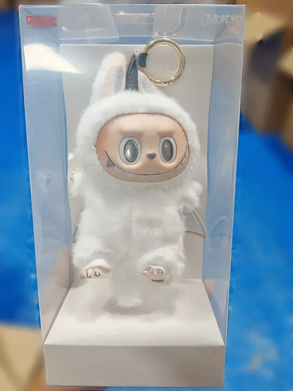 2025 Labubu The Monsters Pendant Series Spring Wild Home Cute Mokoko Pumpkin Purple Doll Replica Pendant Birthday Gift To Girl