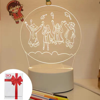 3D Eiffel Tower Ferris wheel castle Home Decoration USB Night light Girlfriend Birthday Gift Valentine's Day Christmas Ornament