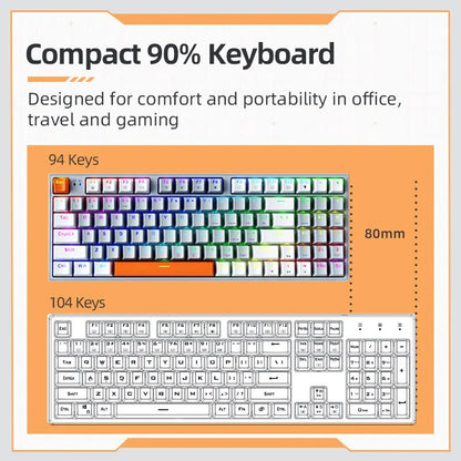 Machenike K500W Wireless Mechanical Keyboard