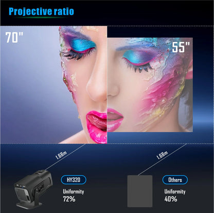 Salange Smart Android11 4K Projector