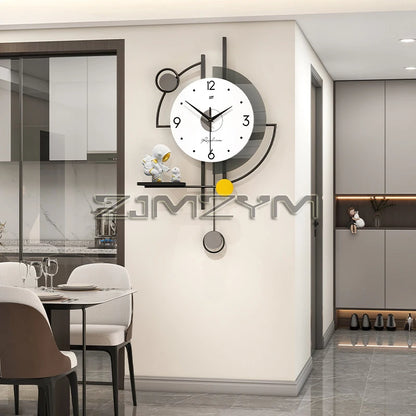 Modern Pendulum Wall Clock for Living Room..