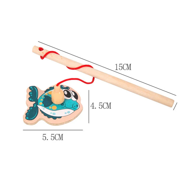 Montessori Wooden Fishing Toys