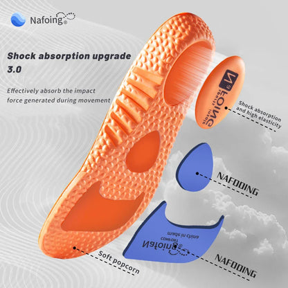 Thermal Self Heated Height Increase Insoles for Feet Warm