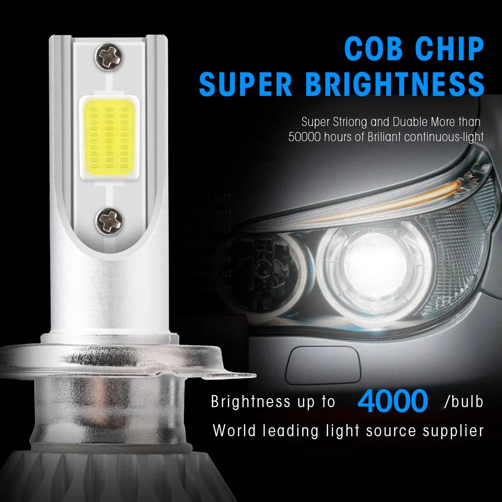 Super Bright High Low Beam Headlamp Bulbs