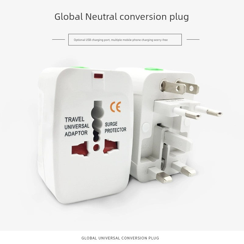 Universal Travel Adapter with Built in Dual USB Charger Ports