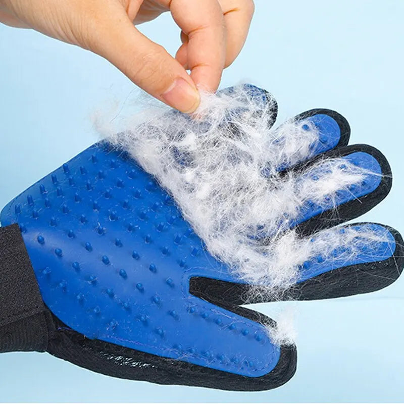 Silicone Pet Hair Removal Gloves Grooming