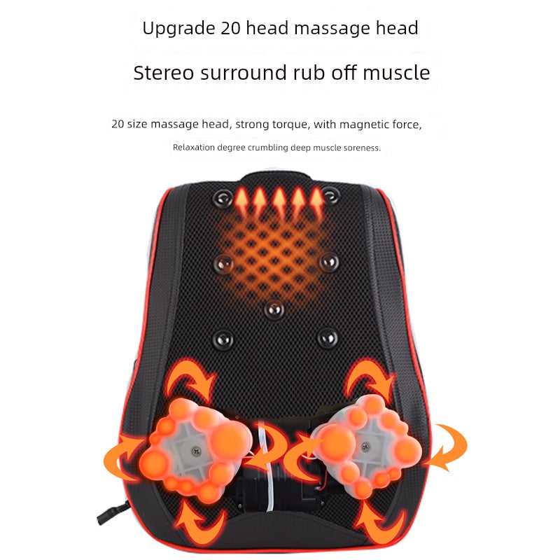 Neck Massager Waist Back Lumbar Spine Soothing