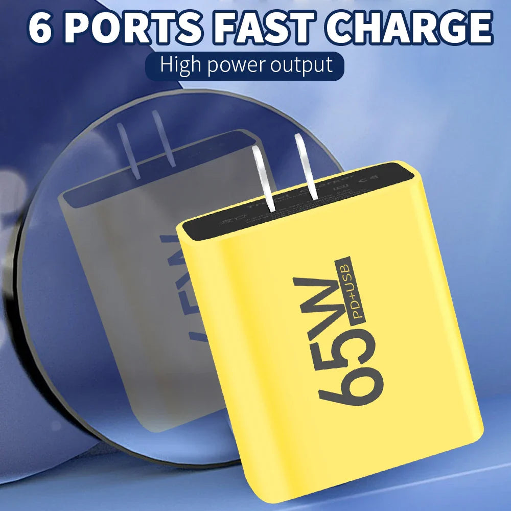 6 Ports USB Fast Charger