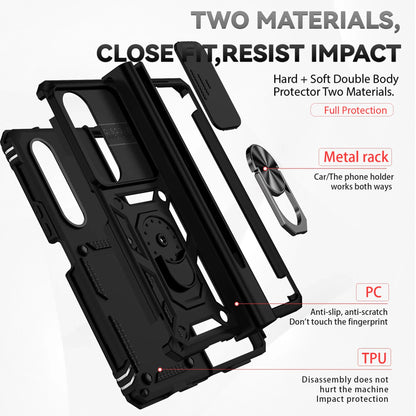 Strong Folding Mobile Phone Cover with S Pen Holder