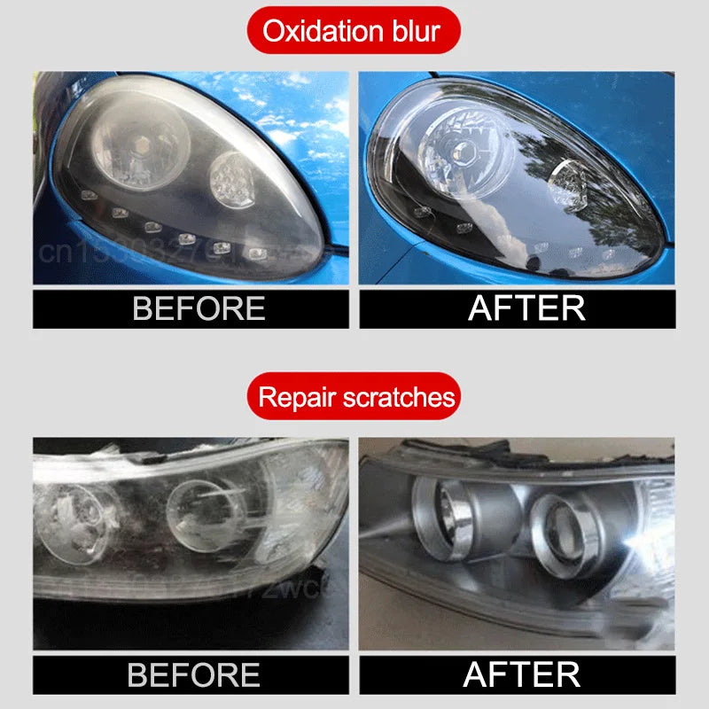 Car Headlight Restoration Polishing Kits