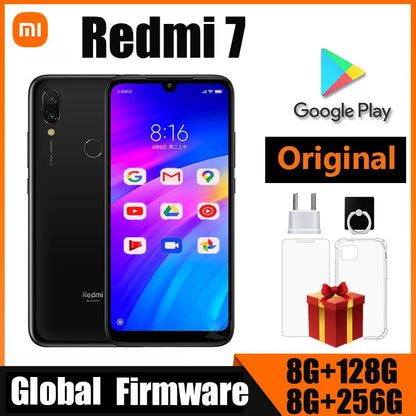 Xiaomi Redmi 7 Cellphone with Phone Case