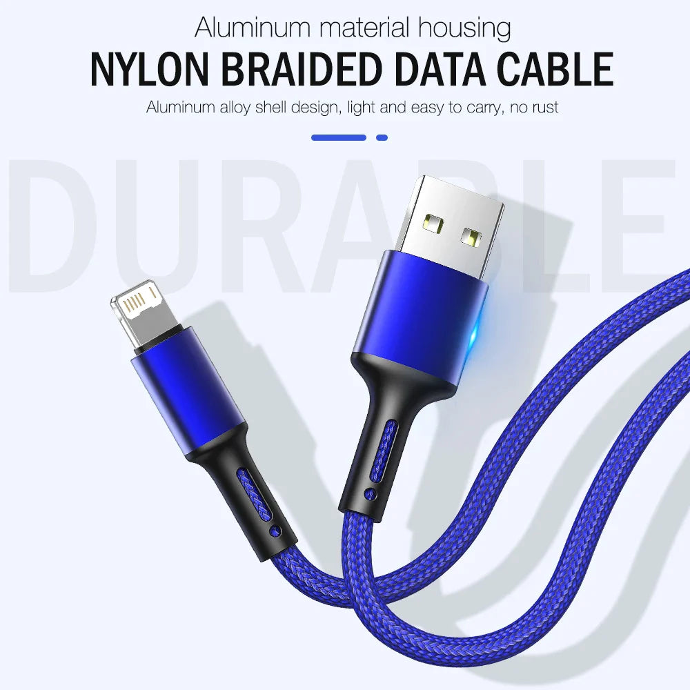 Fast Charging USB Charger Cable For iPhone