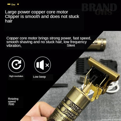 T9 Cordless Electric Hairber Shaver Hair Trimer