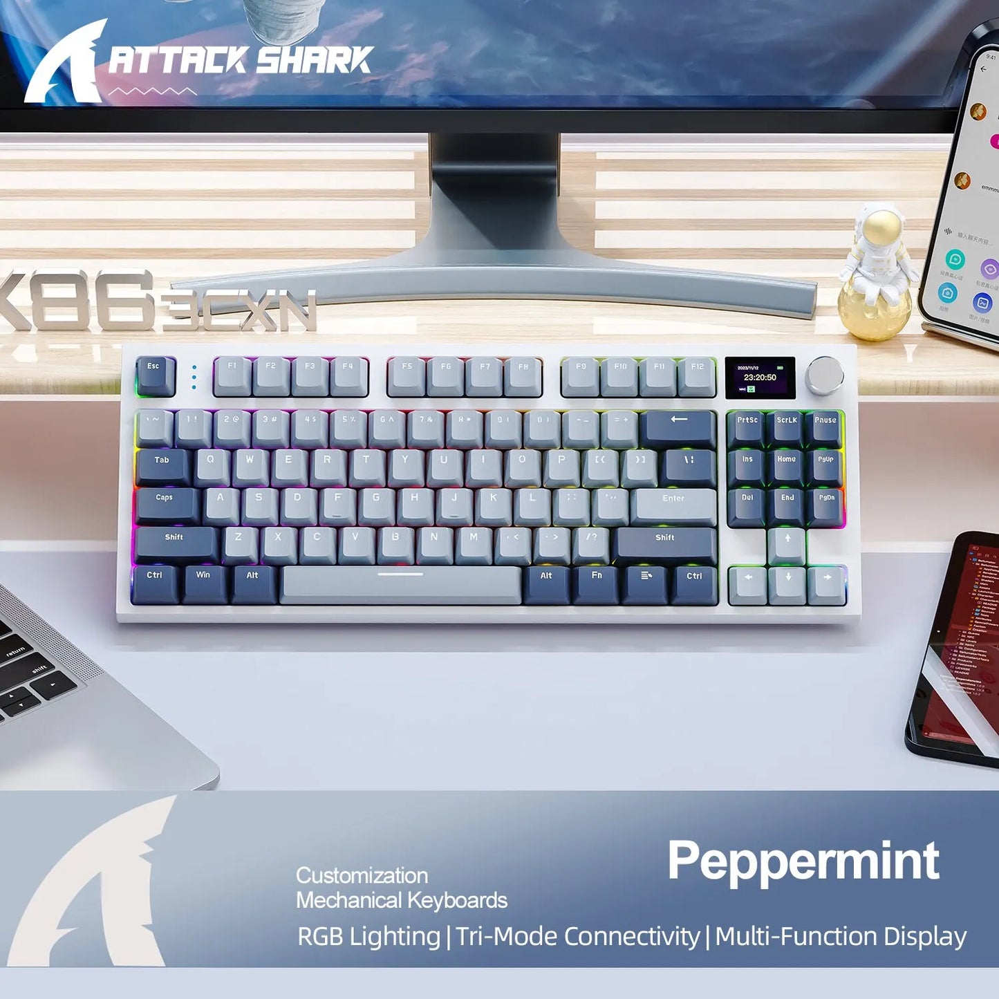 Wireless Hot-Swappable Mechanical Keyboard