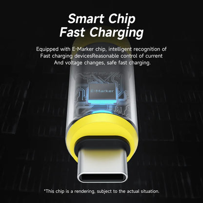 Hagibis USB C to USB C Cable with LED Display Type C Fast Charge