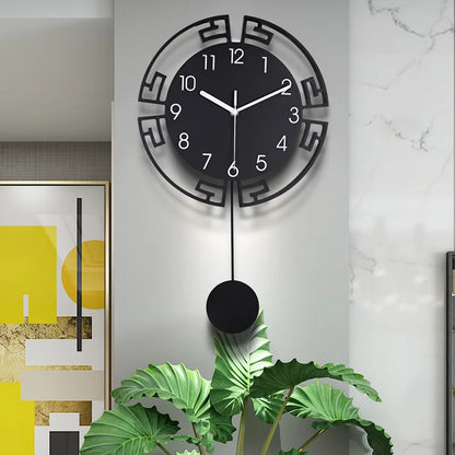 Creative Swingable Silent Wall Clock,