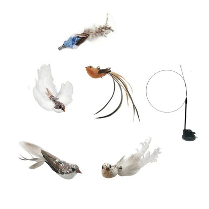 Replacement Birds (for Interactive Bird Simulation Cat Toy Set)