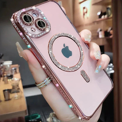 Luxury Crystal Diamond Clear Case For iPhone