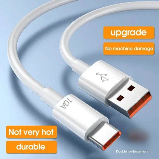 120W USB Type C Cable 10A Fast Charging Wire