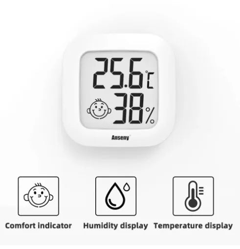 LCD Digital thermometer with hygrometer