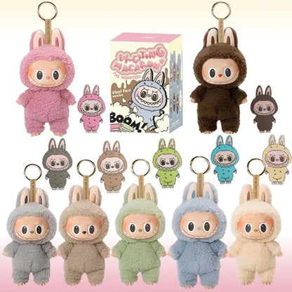Cute Hot Sale Anime Figure Labubu Vinyl Pendant Doll Model Toy Cute Monster Replica Keychain Toys Birthday Gifts