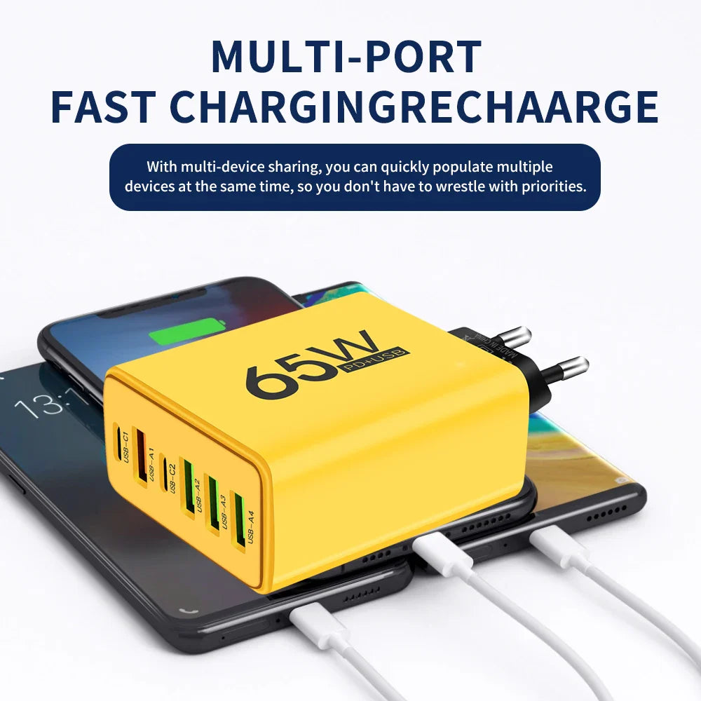 6 Ports USB Fast Charger