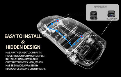 TiESFONG M10max 2K 1440P Dash Cam for Car