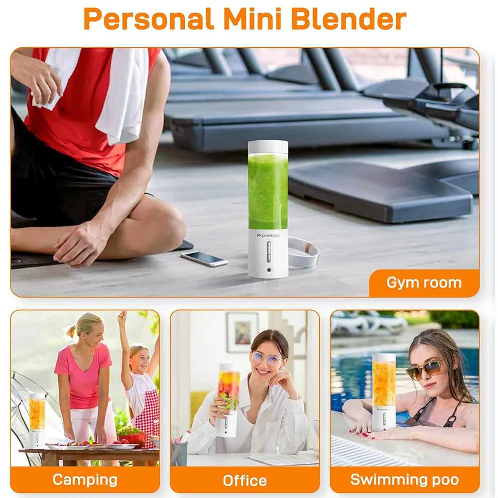 Portable Wireless Blender Electric Fruit Juicer