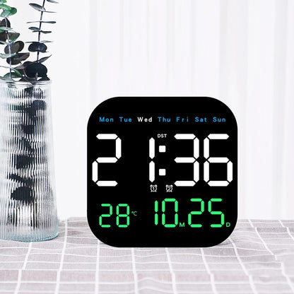 Digital Wall Clocks Temperature Date Week Dispaly Electronic Table Clock
