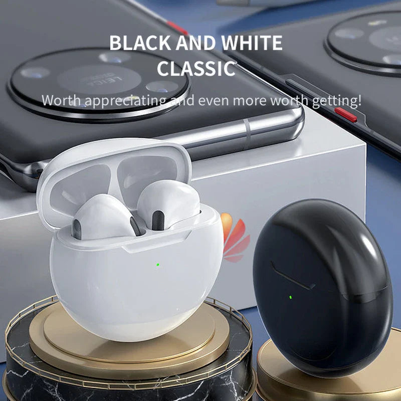 0407GG Air Pro 6 TWS Wireless Headphones with HD Mic Fone Bluetooth Earphones Sport Running Headset for Apple iPhone Xiaomi Pro6 Earbud